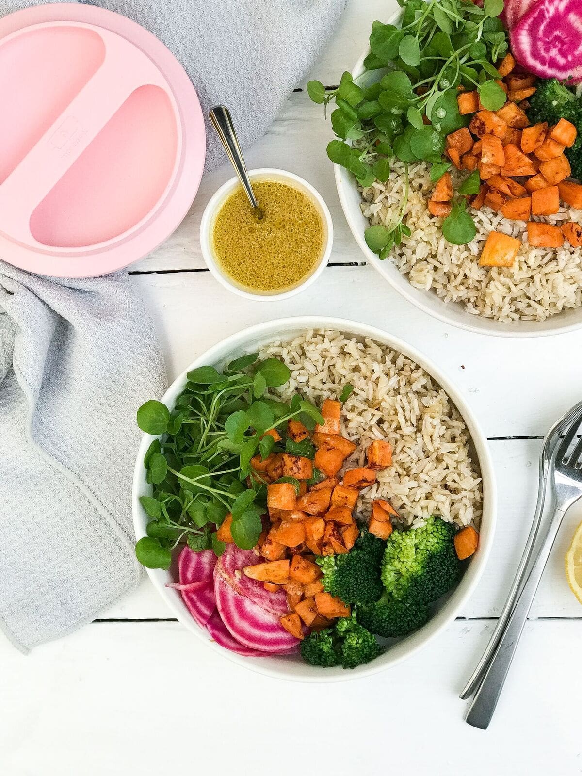 Buddha bowl met zoete aardappel